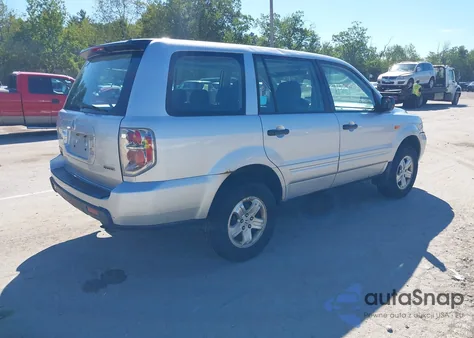 2007 Honda Pilot Lx z USA, uszkodzony, nr VIN 5FNYF18197B025138